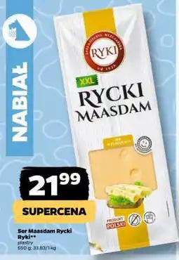 Netto Ser Maasdam Rycki Ryki oferta