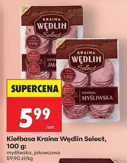 Biedronka Kiełbasa Kraina Wędlin Select, 100 g oferta