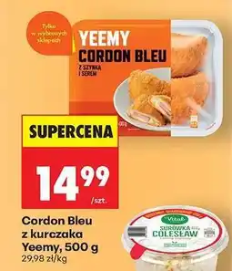 Biedronka Cordon Bleu z kurczaka Yeemy, 500 g oferta