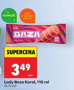 Biedronka Lody Baza Koral, 110 ml oferta
