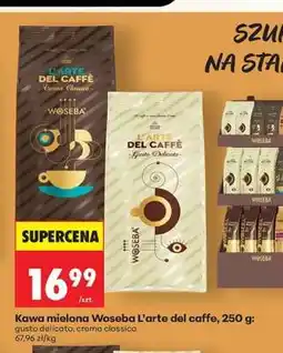 Biedronka Kawa mielona Woseba L'arte del caffe, 250 g oferta