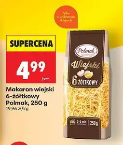 Biedronka Makaron wiejski 6-żółtkowy Polmak, 250 g oferta