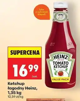 Biedronka Ketchup łagodny Heinz, 1,35 kg oferta