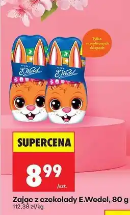 Biedronka Zając z czekolady E.Wedel, 80 g oferta