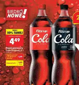 Biedronka Napój gazowany Cola Original, 2 l oferta