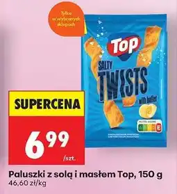 Biedronka Paluszki z solą i masłem Top, 150 g oferta