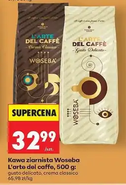 Biedronka Kawa ziarnista Woseba L’arte del caffe, 500 g oferta