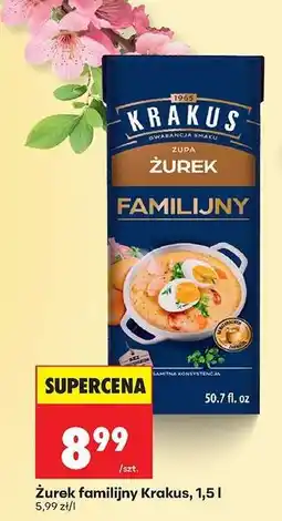 Biedronka Żurek familijny Krakus, 1,5 l oferta