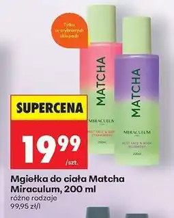 Biedronka Mgiełka do ciała Matcha Miraculum, 200 ml oferta