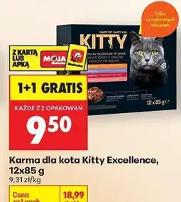 Biedronka Karma dla kota Kitty Excellence, 12x85 g oferta