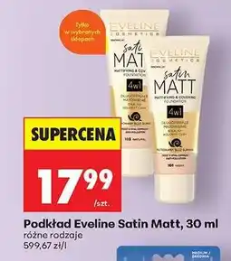 Biedronka Podkład Eveline Satin Matt, 30 ml oferta