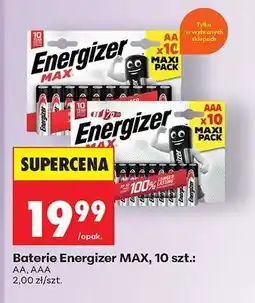 Biedronka Baterie Energizer MAX , 10 szt oferta