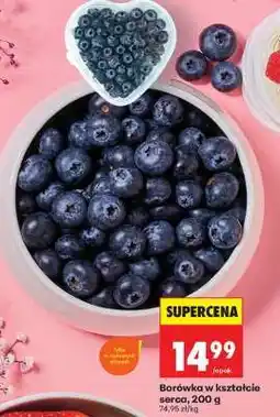 Biedronka Borówka w kształcie serca, 200 g oferta