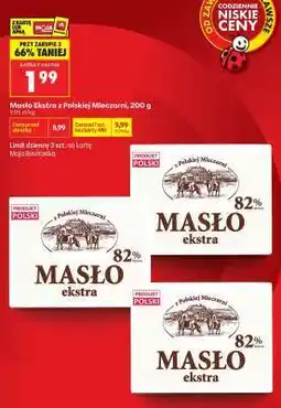 Biedronka Masło Ekstra z polskiej mleczarni, 200 g oferta