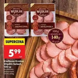 Biedronka Kiełbasa Kraina Wędlin Select oferta