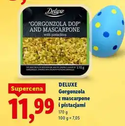 Lidl DELUXE Gorgonzola z mascarpone i pistacjami oferta