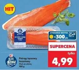 Kaufland Pstrąg tęczowy łososiowy filet ze skórą 100 g oferta