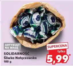 Kaufland SOLIDARNOŚĆ Śliwka Nałęczowska 100 g oferta