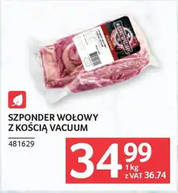 Selgros Szponder wołowy z kością vacuum oferta