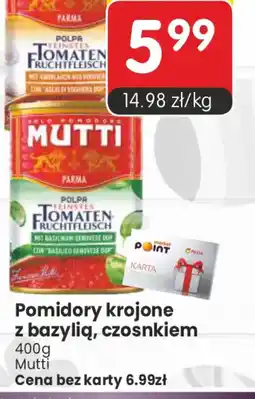 Market Point Pomidory krojone Mutti oferta
