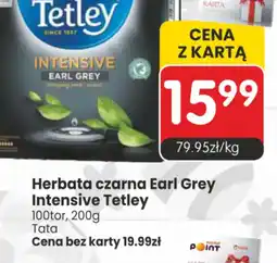 Market Point Herbata czarna Earl Grey Intensive Tetley oferta