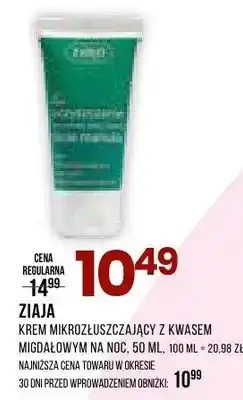 Drogerie Natura Krem mikrozłuszczający z kwasem migdałowym na noc oferta