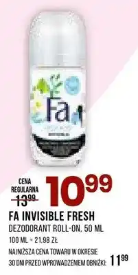 Drogerie Natura Dezodorant roll-on Invisible Fresh oferta