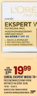 Drogerie Natura Krem przeciwzmarszczkowy odżywczy na dzień z SPF 20 ekspert wieku 70+ oferta