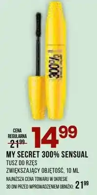 Drogerie Natura Tusz do rzęs 300% sensual zwiększający objętość oferta