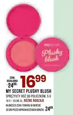 Drogerie Natura Róż do policzków plushy blush sprężysty oferta