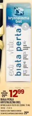 Drogerie Natura Pasta do zębów wybielajaca krystaliczna biel exti white oferta