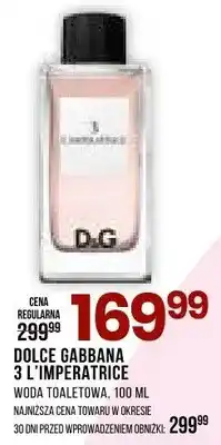 Drogerie Natura Perfumy 3 l'imperatrice woda toaletowa oferta