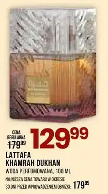 Drogerie Natura Woda perfumowana khamrah dukhan oferta