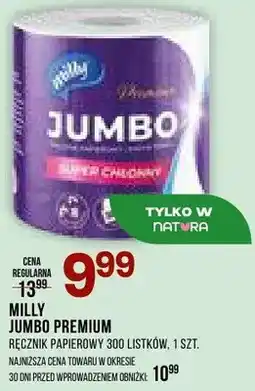 Drogerie Natura Ręcznik papierowy Jumbo Premium, 300 listków, 1 szt oferta