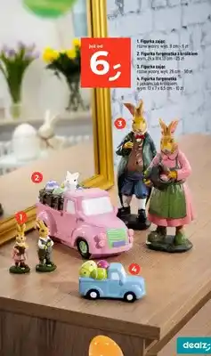 Dealz Figurka furgonetka z jajkami lub królikiem oferta