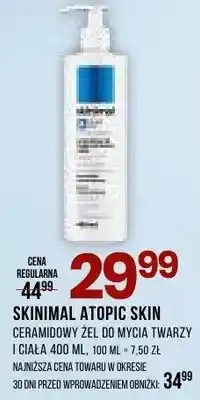 Drogerie Natura Atopic skin ceramidowy żel do mycia twarzy i ciała oferta
