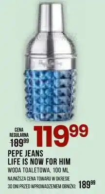 Drogerie Natura Woda toaletowa life is now for him oferta