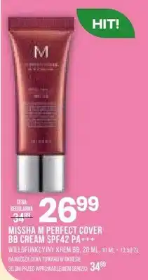 Drogerie Natura Wielofunkcyjny krem BB SPF42 PA+++ M perfect cover BB cream oferta