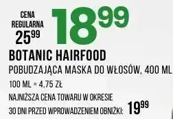 Drogerie Natura Hairfood pobudzająca maska do włosów oferta