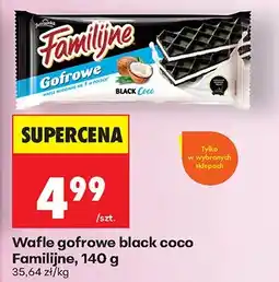 Biedronka Wafle gofrowe black coco oferta