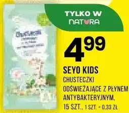 Drogerie Natura Chusteczki odświeżające z płynem antybakteryjnym Kids, 15 szt oferta