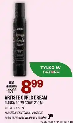 Drogerie Natura Artiste Curls Dream pianka do włosów oferta