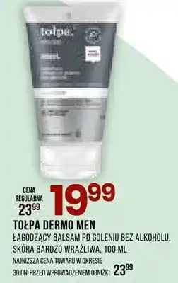 Drogerie Natura Łagodzący balsam po goleniu bez alkoholu, skóra bardzo wrażliwa Dermo Men oferta