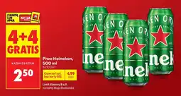 Biedronka Piwo Heineken 4+4 GRATIS oferta