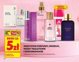 Biedronka Wszystkie perfumy, mgiełki, wody toaletowe i perfumowane DRUGA ZA 5 ZŁ oferta