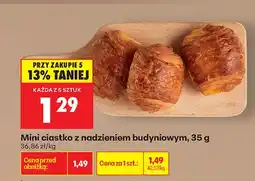 Biedronka Mini ciastko z nadzieniem budyniowym oferta