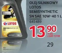 Selgros Olej silnikowy Lotos Semisynthetic SN SAE 10W-40 oferta
