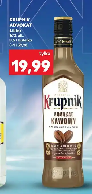 Kaufland Likier Krupnik oferta