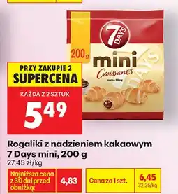 Biedronka Rogaliki z nadzieniem kakaowym mini oferta