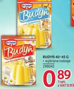 Selgros Budyń 40-45 g wybrane rodzaje Dr. Oetker oferta
